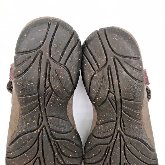 Teva 4218 Brown Leather Sandal Women's 7 Hook & Loop Slip Resistant Strappy Shoe - Picture 10 of 10